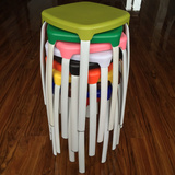 特价包邮宜家塑料方凳餐桌凳换鞋凳时尚创意防滑凳培训凳子 餐椅