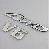 丰田汉兰达车标 全金属新汉兰达V6 4WD 车标车贴改装 尾箱四驱标