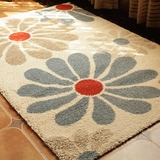 地毯客厅茶几 欧式现代简约家用地毯卧室榻榻米床边毯可手洗地垫