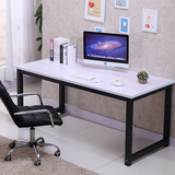 家用简约电脑桌现代台式桌组合办公桌写字学习桌钢木桌简易桌餐桌
