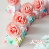 欧式韩式婚礼喜糖袋创意包装喜糖盒子婚庆糖盒2016新品结婚喜糖盒