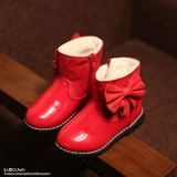 2015冬季新款韩版儿童雪地靴女童靴子公主靴皮鞋绒面中筒靴宝宝鞋