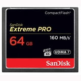 SanDisk闪迪64G CF卡 1067X 160M/S高速单反相机内存卡存储卡包邮