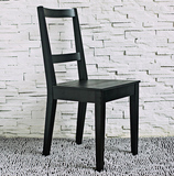 宜家简约现代实木餐椅家用靠背椅北欧创意椅子小户型原木木椅子
