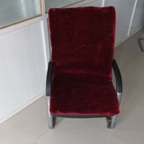 冬季毛绒老板椅坐垫加厚坐椅垫办公居家椅垫带靠背扶手电脑椅坐垫