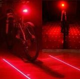 自行车激光尾灯充电LED爆闪防追尾灯山地车死飞配件骑行装备批发