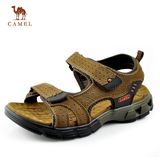 camel骆驼男鞋2016夏运动休闲沙滩皮凉鞋真皮潮流正品A262309083