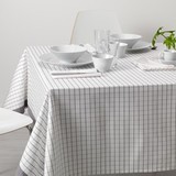 宜家代购 365+ 桌布餐垫和用餐纺织品桌布和桌旗灰白格子宜家正品