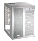 联力PC-D600 A/银 B/黑色 双塔侧透 EATX 全铝机箱 特价包邮！