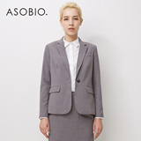 ASOBIO 2015春季新款女装 时尚商务通勤纯色西服上衣 4512452320