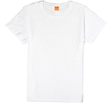 纯白色纯棉男女圆领短袖t恤学生班服手绘纯色夏季宽松体恤打底衫