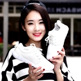 生潮韩版透气网鞋女鞋子小白鞋夏季板鞋女单鞋内增高厚底运动鞋学
