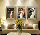 现代客厅壁画人体艺术油画美女装饰画卧室墙画挂画酒店古典有框画