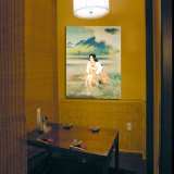 日本仕女图美人图装饰画料理店酒店餐厅壁画浮世绘日式家居无框画