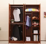 简易衣柜实木质板式组合整体衣柜2门3门4门衣柜卧室衣橱儿童衣柜