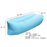 Lamzac便携式充气沙发床 儿童懒人空气沙发气垫单双人躺椅子睡袋
