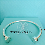 美国正品代购Tiffany circle edge cuff 窄版纯银手镯 直邮包邮税