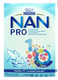 丹麦直邮 Nestle雀巢NAN pro1能恩婴儿奶粉1段0-6月800g盒装