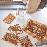 北欧宜家地垫土耳其风格手工编织基利姆kilim地毯门垫地垫挂毯