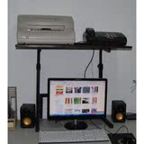 放打印机的架子桌面打印机架子置物架收纳电脑桌上音响支架传真机