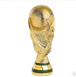 巴西世界杯纪念品足球冠军奖杯金杯 大力神杯11模型 球迷用品36cm