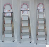 正品家用梯子铝合金折叠宽踏板不锈钢加厚加固人字梯四五六步