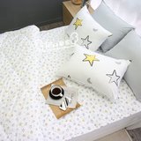 特价 Aika爱家韩国进口代购床品 星星月亮韩式绗缝爬垫床边垫床单