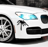 蜘蛛辟邪3D立体车贴搞笑卡通创意汽车贴纸个性装饰拉花改装贴画
