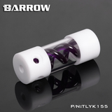 BARROW T病毒水冷圆柱 紫色 螺旋悬浮水箱 155mm 侧孔/顶孔