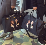 兔迷狼舍双肩包女韩版柳丁女包手提包2016新款软旅行背包