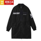 韩国代购正品 Pancoat 专柜16新款韩版宽松长款男女棒球服外套潮