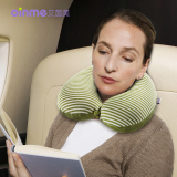 艾茵美专利记忆棉u型枕头 护颈颈椎枕 办公室可爱飞机旅行枕U型枕