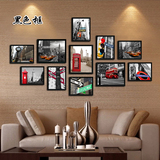 新款欧式艺术照片墙相片墙客厅沙发装饰背景挂墙相框组合创意画框