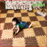 防水泡沫地板垫子宿舍寝室仿木纹拼接地垫拼图儿童房间卧室地毯30