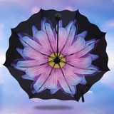 创意超轻小黑伞防晒防紫外线黑胶太阳伞女折叠晴雨两用樱花遮阳伞
