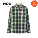 新品特价MQD2016春秋季长袖男童纯棉儿童衬衣翻领尖领新款B类衬衫