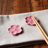创意小花朵厨房餐具 陶瓷筷子架筷子托 可爱筷托筷枕筷架筷子搁架