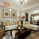 样板间新中式家具 低调奢华定制 别墅客厅后现代家具 样板房沙发