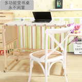 婴儿木床实木免漆多功能BB床可变书桌童床宝宝摇床新生儿包邮环保