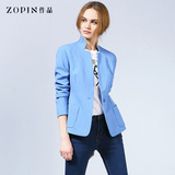 Zopin作品2015春季新款女装立领OL女士修身短外套 女 Z1411J002
