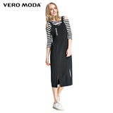 Vero Moda16新品露肩开叉两件套夏季连衣裙31617C038