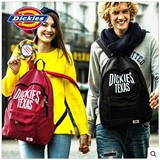 香港IT代购dickies双肩包原宿书包学生男女情侣帆布撞色旅游背包