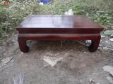 中式红色小炕桌炕几正方形移动飘窗茶几 小方桌榻榻米老榆木实木