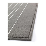 北京宜家代购 胡赛格 短绒地毯 长方形 灰色几何图案 地垫 游戏垫