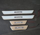 起亚K3S门槛条 外置LED带灯迎宾踏板 不锈钢专用改装