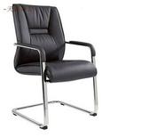 商务环保皮电脑椅弓形会议椅会客皮质椅简约时尚接待椅子