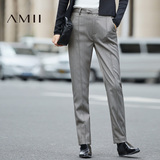 Amii2016秋装新款 艾米女装旗舰店休闲裤女士大码裤子长裤