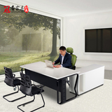 热销 主管桌 时尚简约现代办公家具桌 新款1.6米 老板桌 大班台