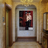 古典人物油画手绘油画裸女挂画卧室酒店酒吧挂画壁画tz14
