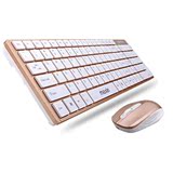 maxin美心可充电无线键盘鼠标套装 超薄笔记本巧克力电视键鼠套装